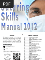 Basic Suturing Skills Course Guide | PDF | Wound | Surgical Suture