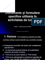 Documente și formulare specifice utilizate în activitatea de