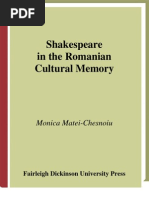 Download Shakespeare in the Romanian Cultural Memory by criminalouttent SN86557758 doc pdf