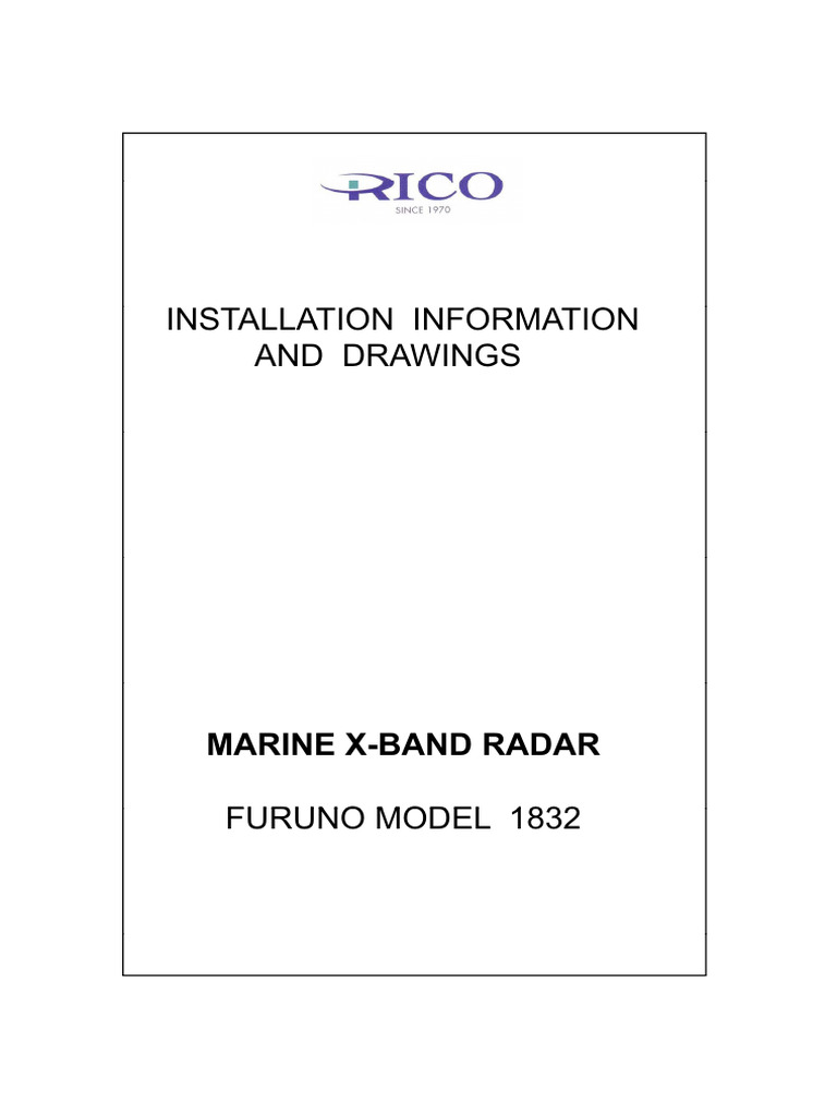 9 1832 Marine X-Band Radar | PDF | Radar | Electronic Engineering