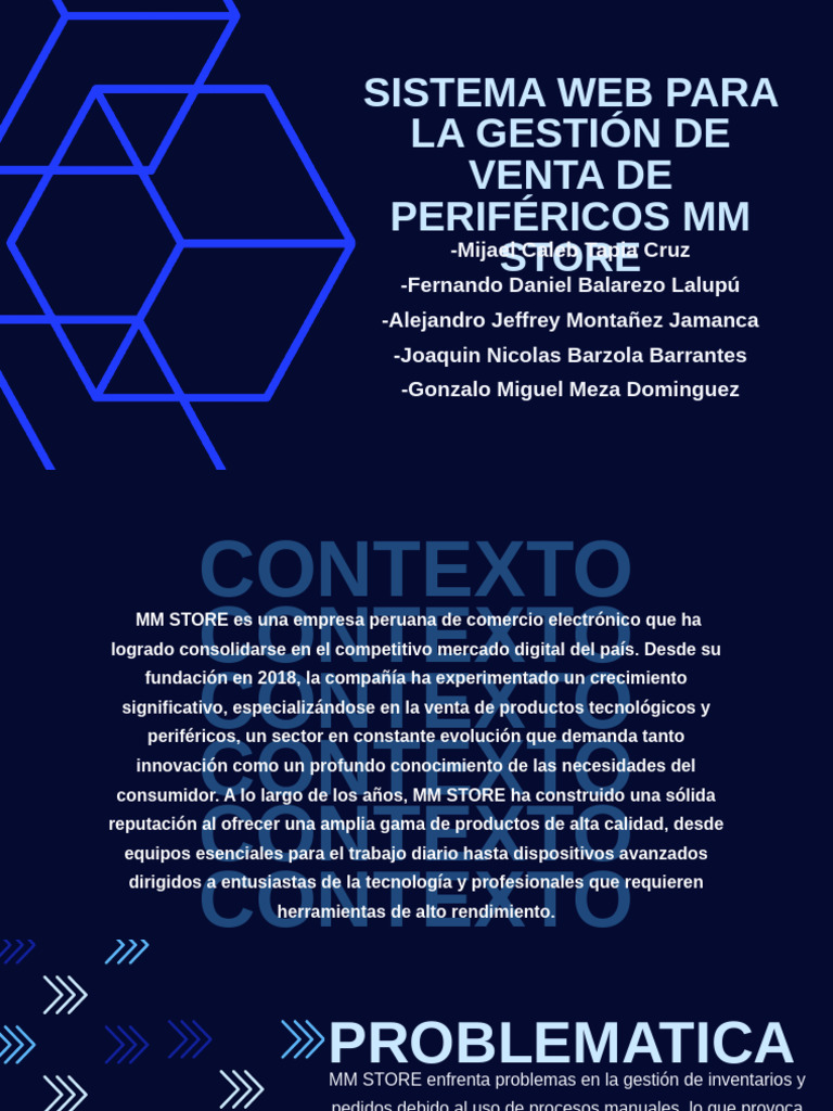 Sistema Web MMstore | PDF | Las compras en línea | Business