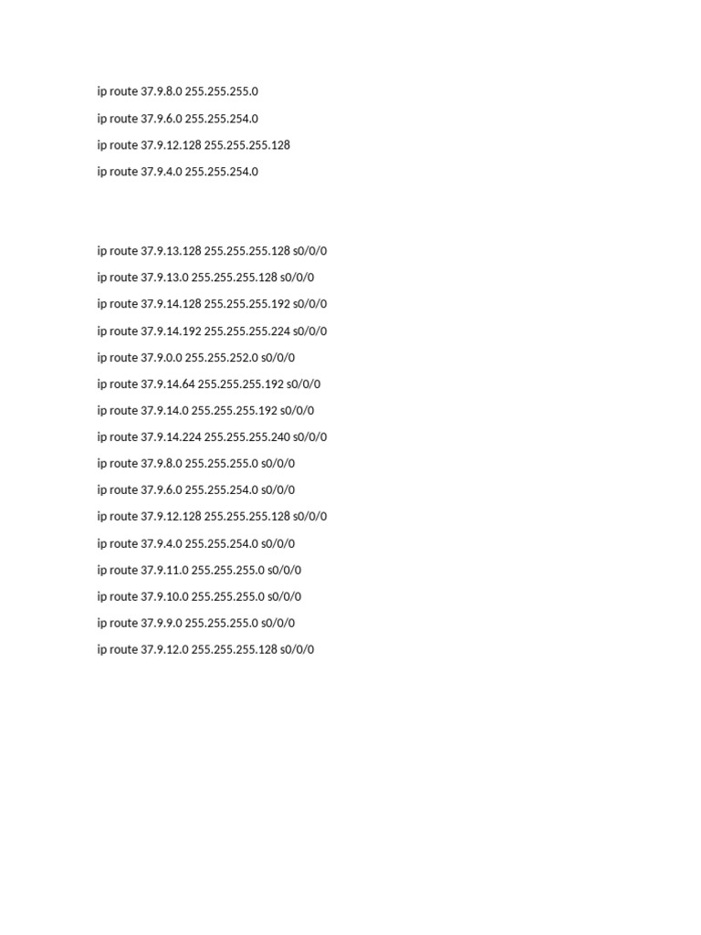 IP Routing Configuration Guide | PDF