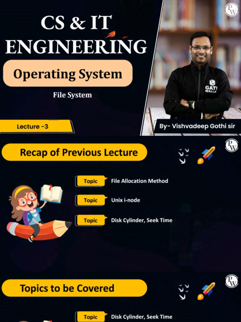(Operating Systems) File System 03 Class Notes | PDF