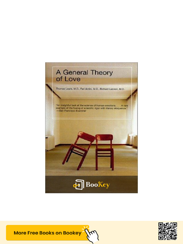 Insights from A General Theory of Love | PDF | Attachment Theory | Love