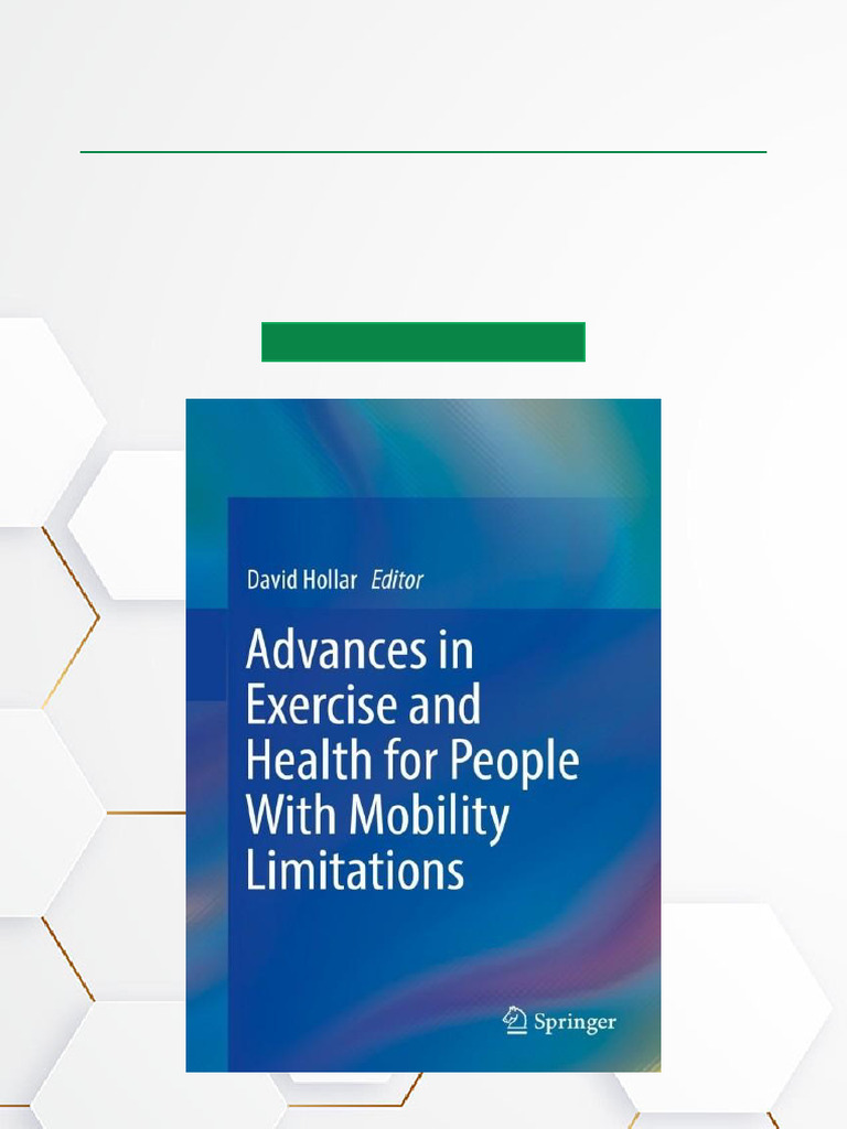 Must Own Advances in Exercise and Health For People With Mobility ...