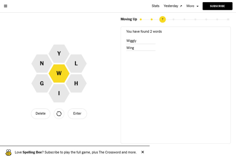 Spelling Bee - The New York Times | PDF