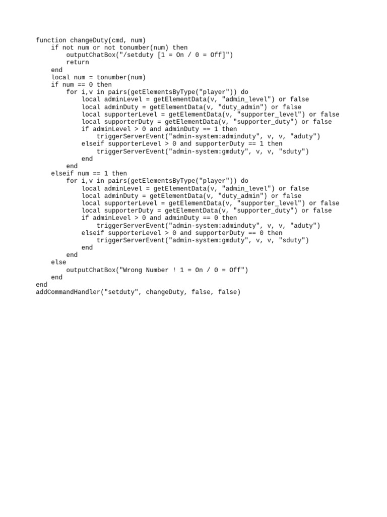 (Nam-Ra) Duty Admins Roleplay Server | PDF