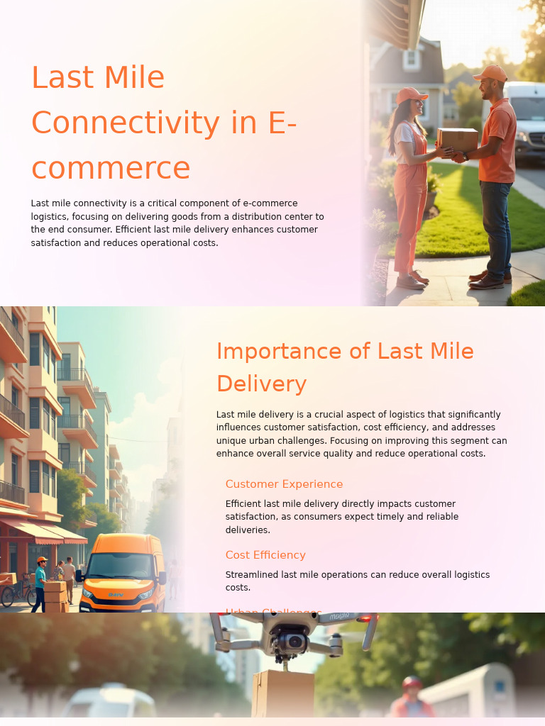 Last Mile Connectivity in E-C | PDF