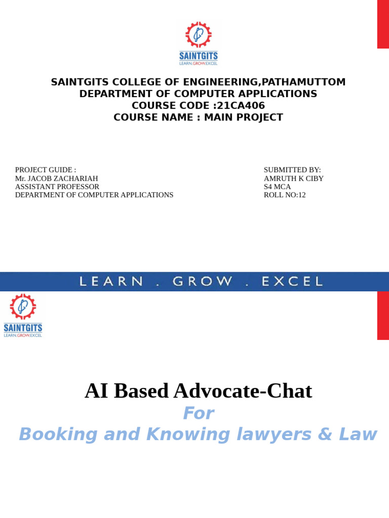 Second Review Main Project | PDF | Lawyer | User (Computing)