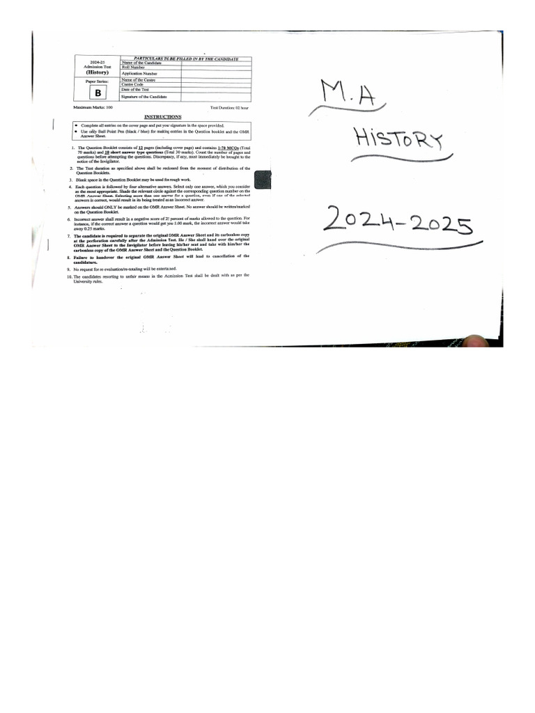 Ma History 23-24 | PDF