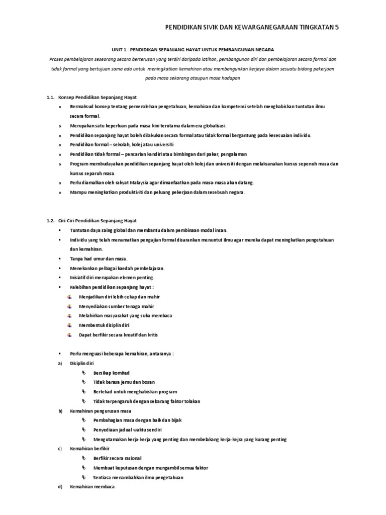 Menjaga Maruah Pendidikan Sivik Dan Kewarganegaraan Tingkatan 5 Cute766