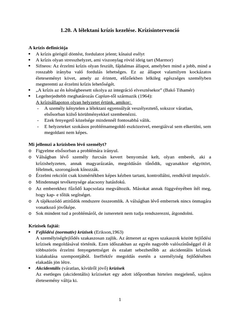 Krízis | PDF