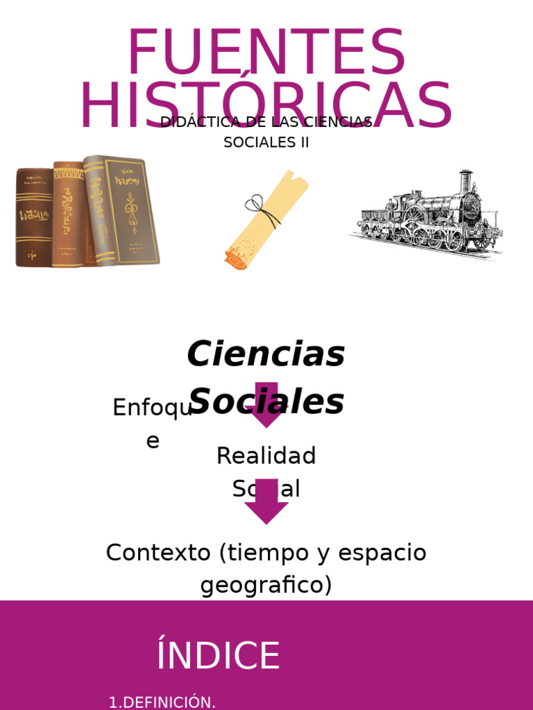 Fuentes Históricas: Didáctica de Las Ciencias Sociales Ii | PDF ...