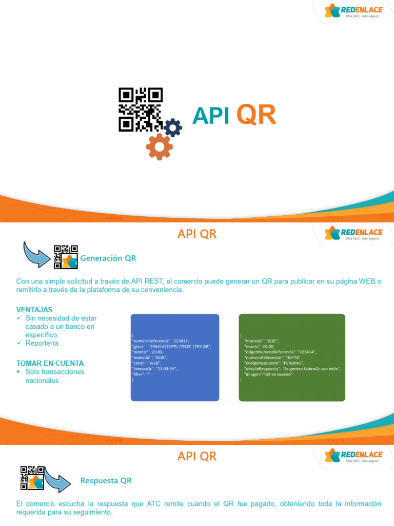 API QR: Generación y Consulta Eficiente | PDF