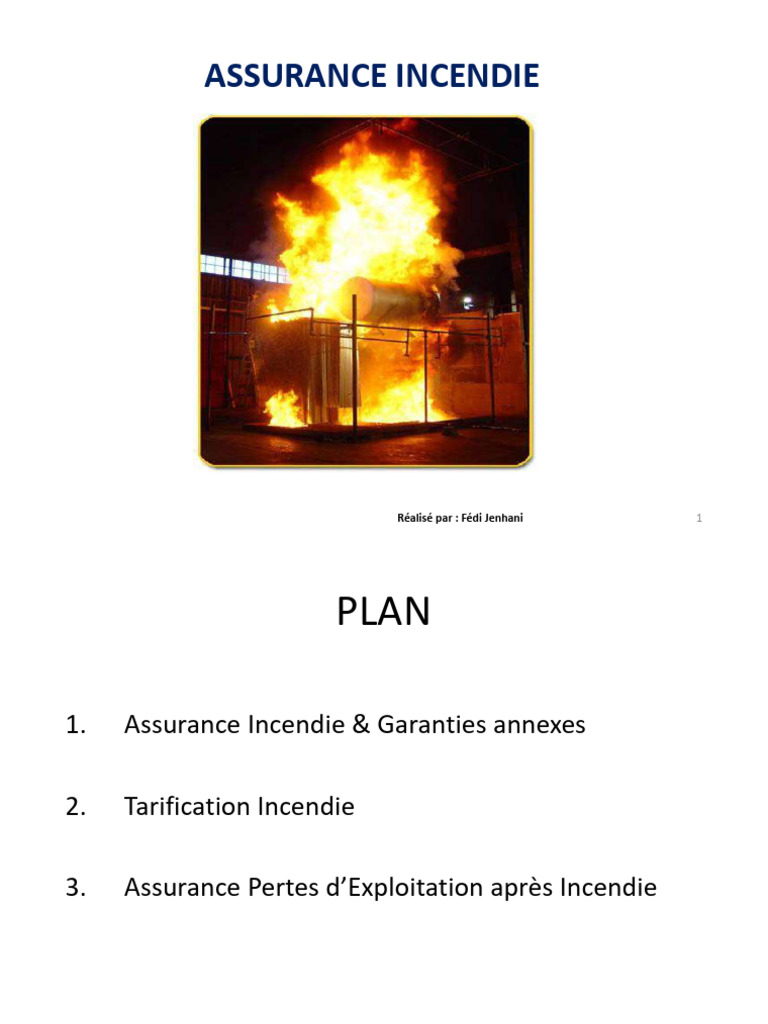 Assurance Incendie : Garanties et Histoire | PDF | Assurance | Foudre