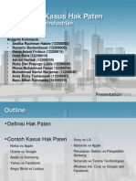 Download Presentasi Kasus Hak Paten by Rizky Dwi Prayogo Lubis SN86570202 doc pdf