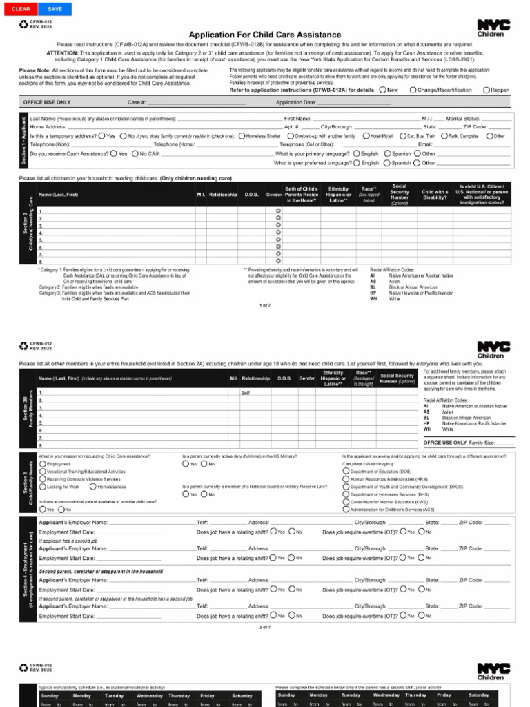 ACS012表格 | PDF
