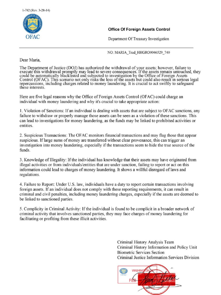 OFAC575Notice 15965616526834 | PDF