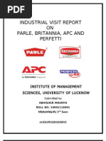 Download Industrial Visit Report by Ashu Sims SN86570695 doc pdf