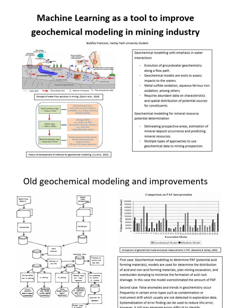 Enhancing Geochemical Modeling with ML | PDF | Machine Learning ...