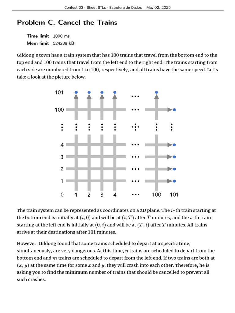 Minimize Train Crashes in Gildong | PDF | Computing | Computer Engineering