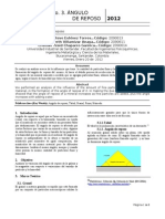 Informe 3. Angulo de Reposo