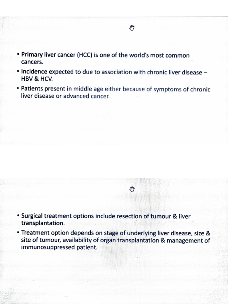 Hepatocellular Carcinoma | PDF