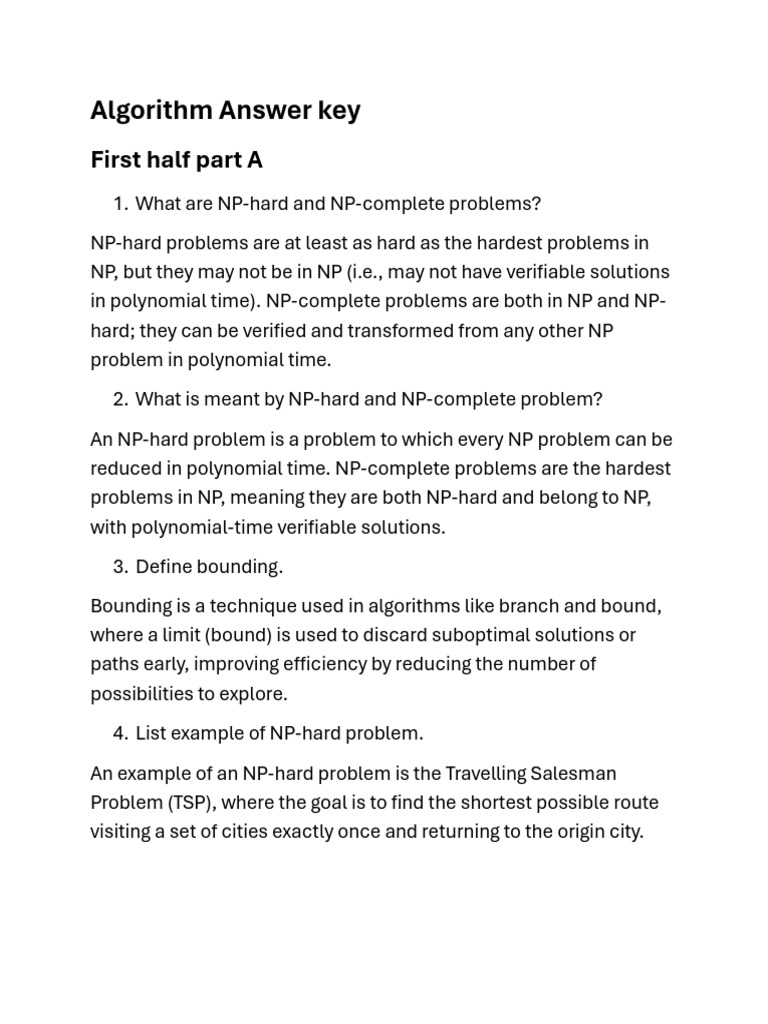 NP-Hard Problems and Approximation Algorithms | PDF | Time Complexity ...