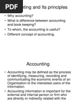 Accounting and Its Principles