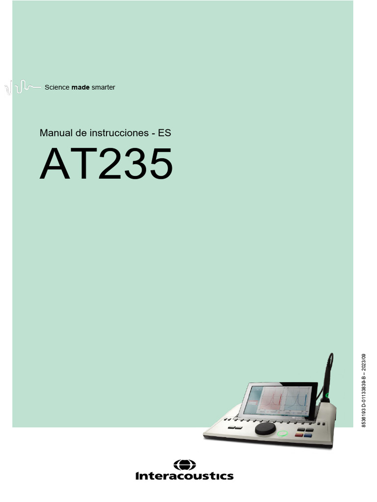 Manual At235 (Timpanometro) | PDF | Auriculares | Color