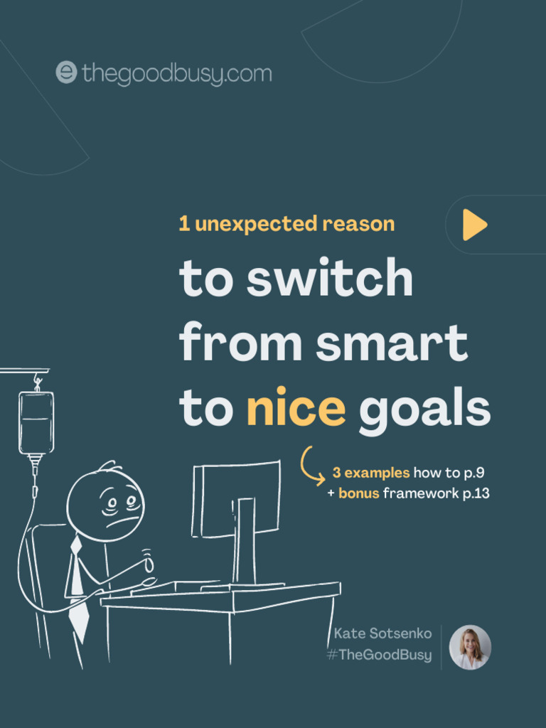 Switch to NICE Goals for Better Productivity | PDF | Motivation ...
