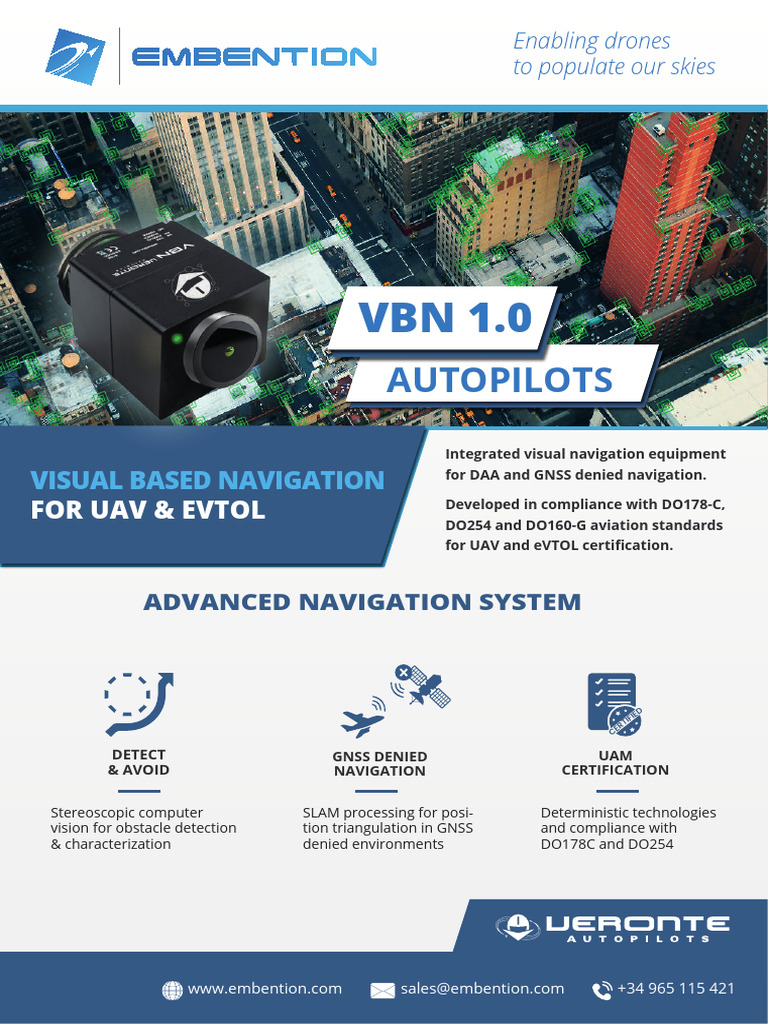 Veronte Autopilot VBN 1.0 Manual | PDF | Unmanned Aerial Vehicle | Aviation