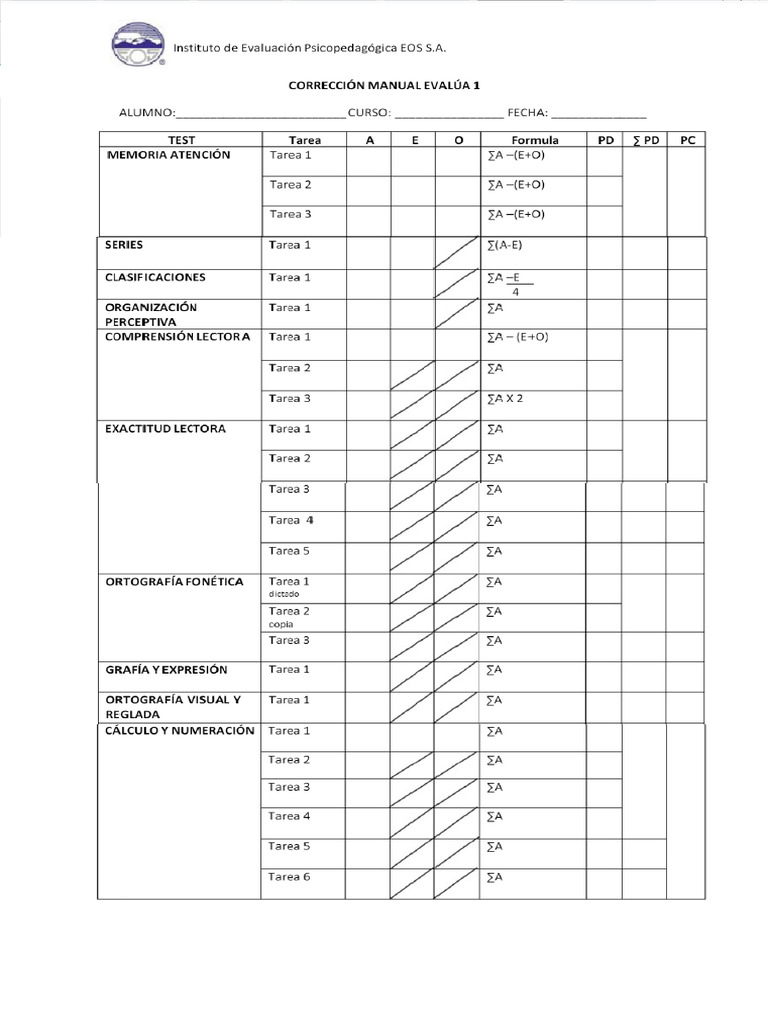 Correccion Manual Evalua 1 | PDF