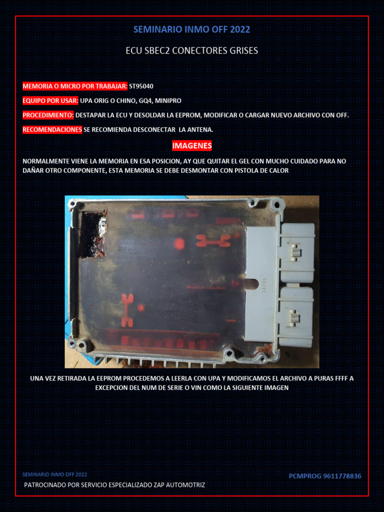 Seminario Inmo Off 2022: Procedimiento ECU | PDF