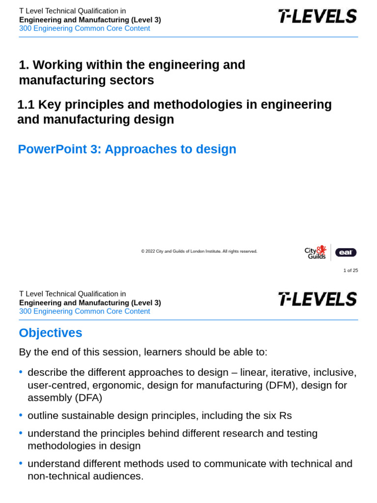 Engineering Design Methodologies Overview | PDF | Methodology ...