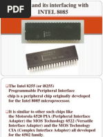 I8255 and Its Interfacing With INTEL 8085 (MT Assignment)