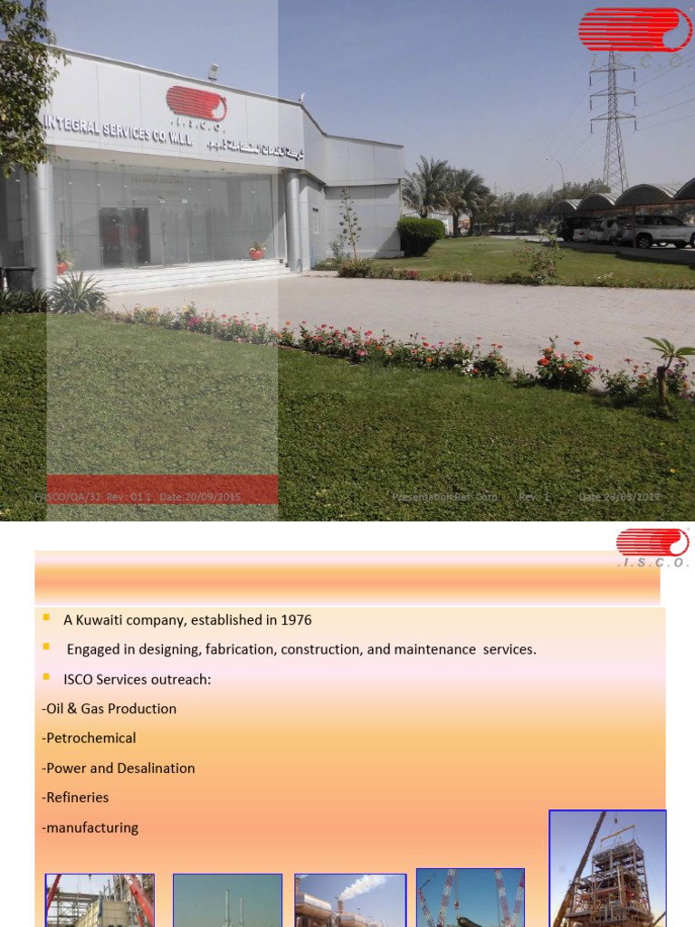 ISCO Profile | PDF | Oil Refinery | Petroleum