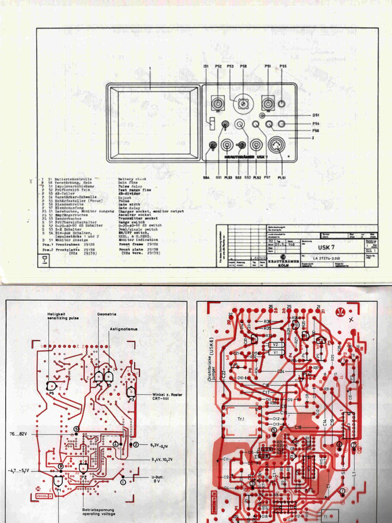 Ultrasom Krautkramer USK7 | PDF