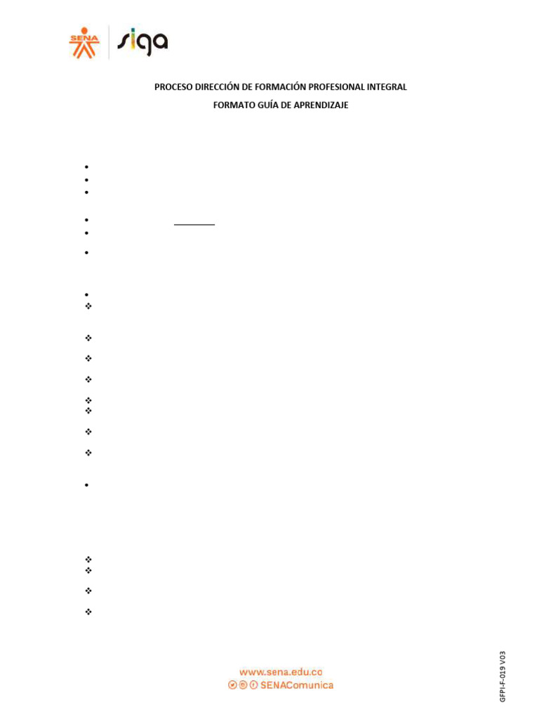 Gfpi-F-019 Guia No1 de Aprendizaje Analisis | PDF | Enseñando | Evaluación