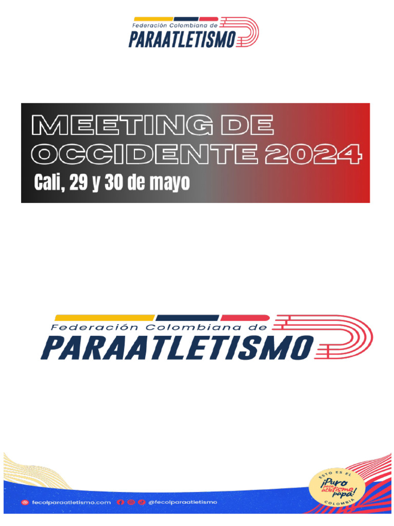 Paraatletismo Reglas | PDF | Deporte del atletismo | Deportes individuales
