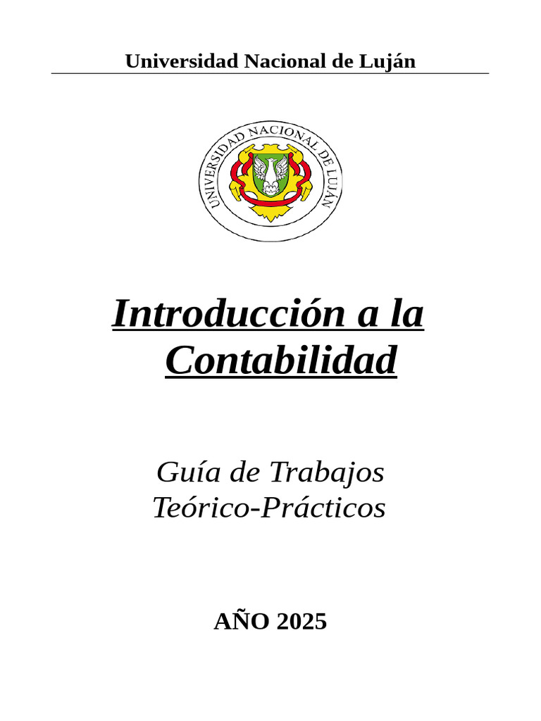 Guia Introduccion A La Contabilidad 2025 | PDF | Contabilidad | Bancos