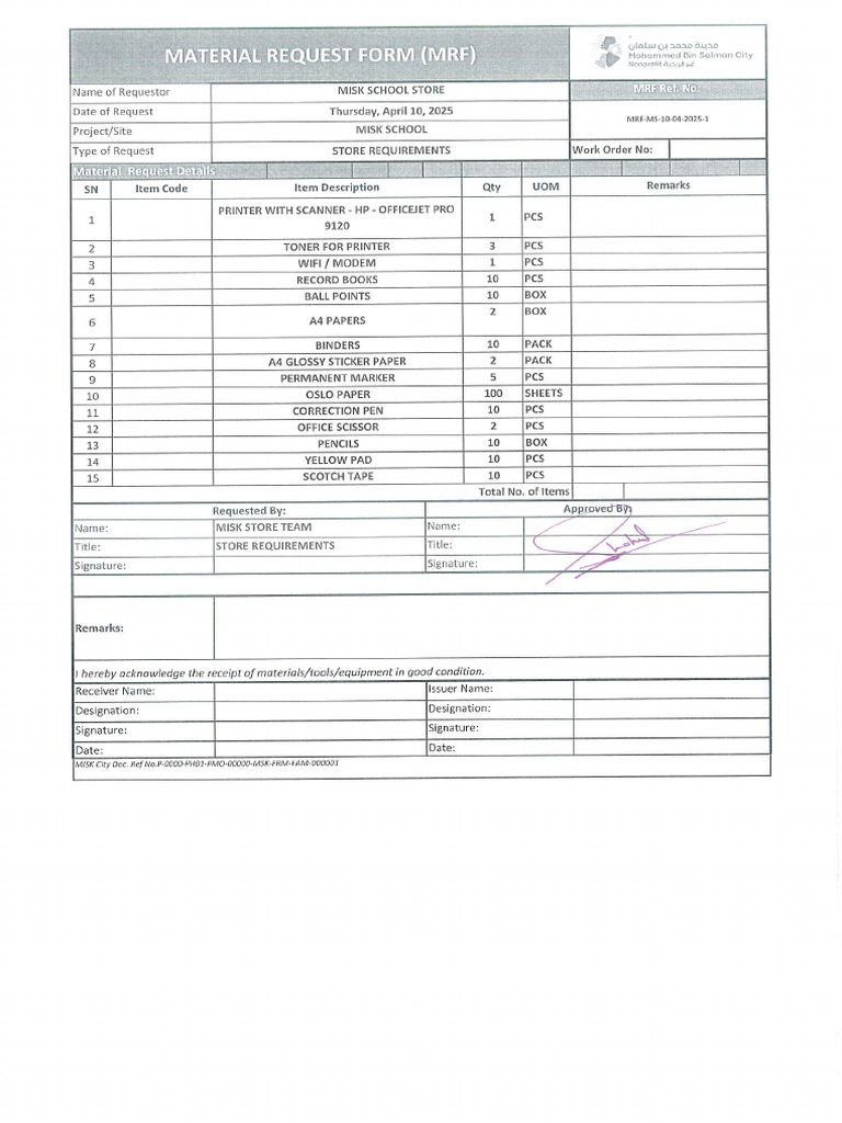 MRF MS 10 4 2025 1 | PDF