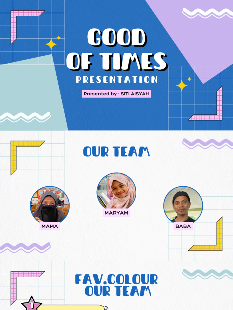 Blue White Creative Cute Group Project Presentation PDF | PDF