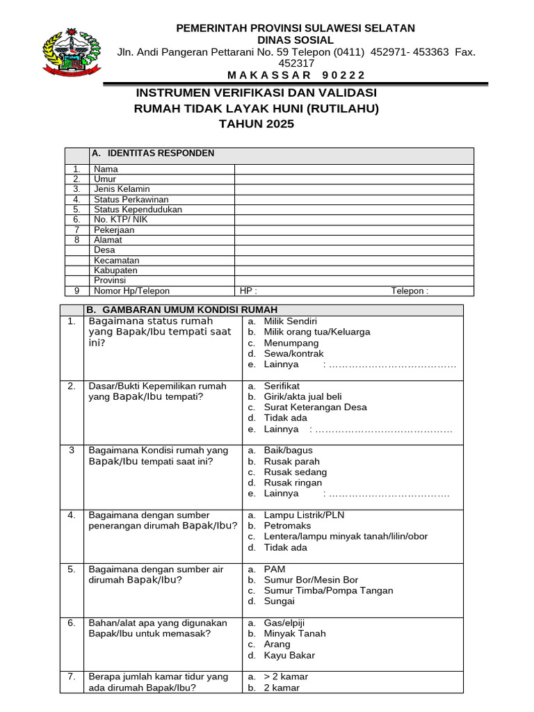Instrumen Verval Rutilahu 2 1 | PDF
