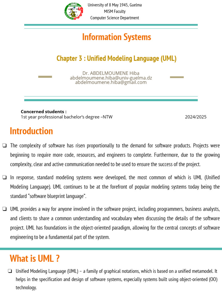 Understanding Unified Modeling Language (UML) | PDF | Unified Modeling ...