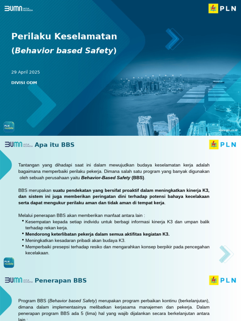 Penerapan Behavior-Based Safety di K3 | PDF