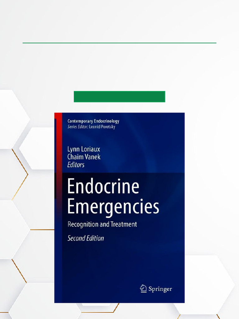 Endocrine Emergencies Recognition and Treatment 2nd Edition Full PDF ...