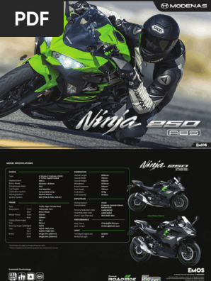 Kawasaki Ninja 250 Specifications | PDF | Vehicles | Car Body Styles