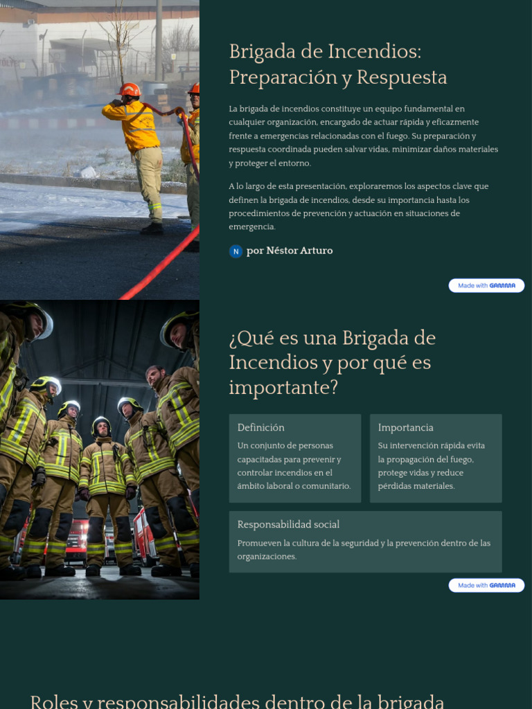 Instrucción Técnica para Brigadas de Incendio | PDF | Primeros auxilios