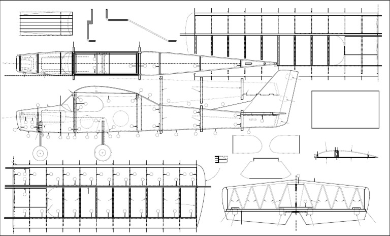 Fuselage and Wing Construction Guide | PDF | Aircraft | Aviation